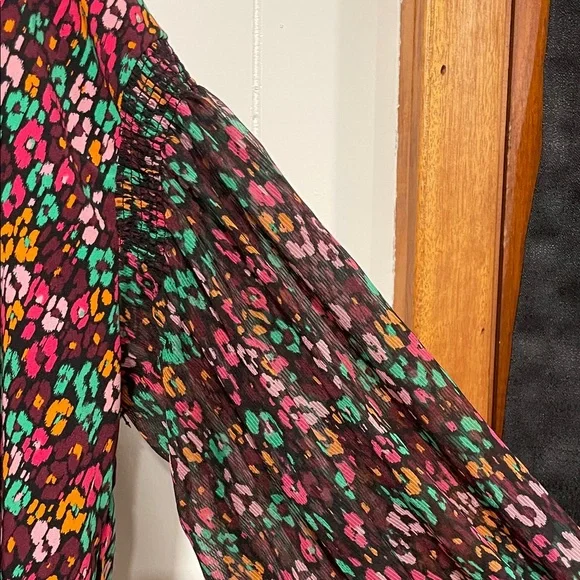 Who What Wear Multicolor Floral Blouse - Picture 2 of 5